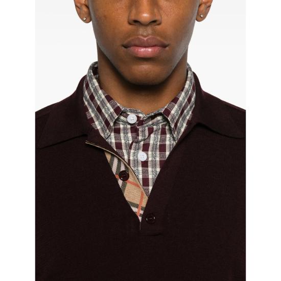 25FW 버버리 폴로 티셔츠 8113791 MARCUS C1494 RED - BURBERRY