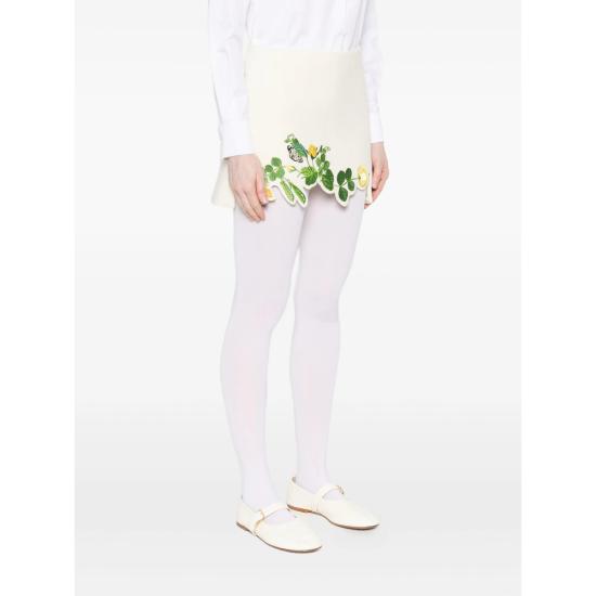 25FW 비베타 숏 스커트 VS2GO0123 TE087 1080 WHITE - VIVETTA