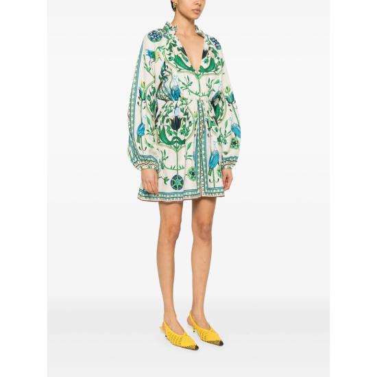 25SS Lug Von Siga 원피스 LVSS2025110 SELENE OFFWH WHITE GREEN - OTHER BRANDS