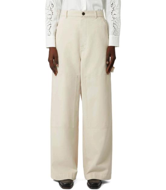 25FW 위켄드막스마라 스트레이트 팬츠 2525136091600 001 40 Ivory - WEEKEND MAX MARA