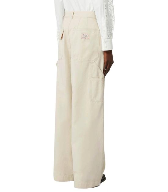 25FW 위켄드막스마라 스트레이트 팬츠 2525136091600 001 40 Ivory - WEEKEND MAX MARA