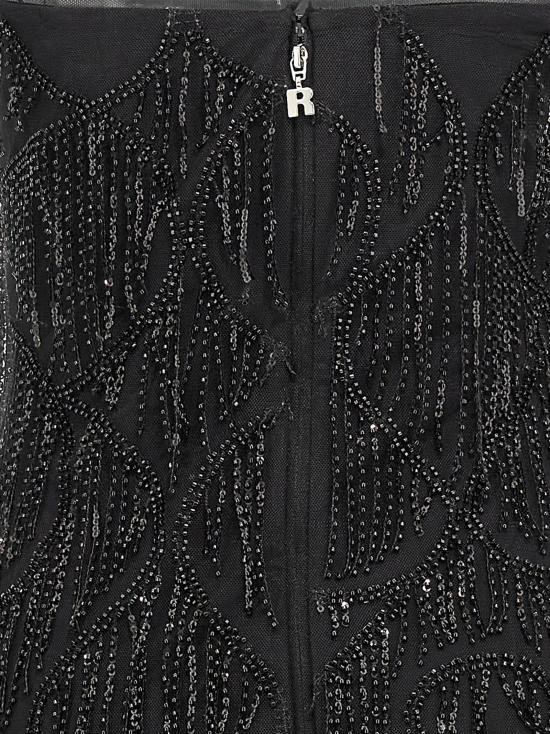 25FW 로테이트 바이 크리스텐슨 미디 원피스 114622100100 Black - ROTATE BY BIRGERCHRISTENSEN