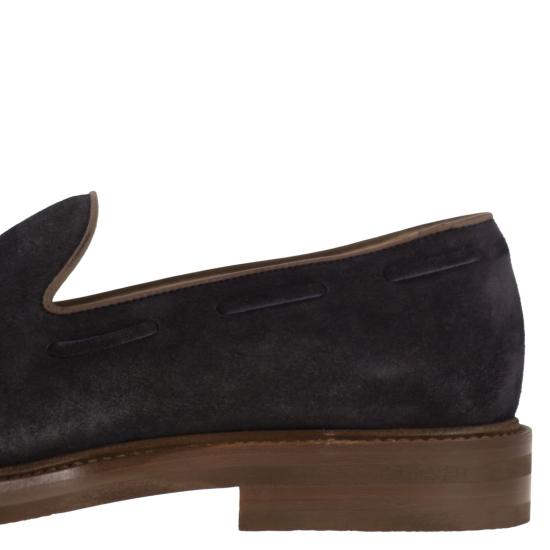 25FW 브루넬로 쿠치넬리 로퍼 MZUPEAK791 NIGHT BLUE - BRUNELLO CUCINELLI