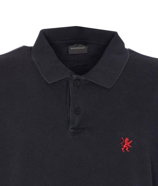 25FW 발렌시아가 폴로 티셔츠 850357 TTVH21055 Black - BALENCIAGA