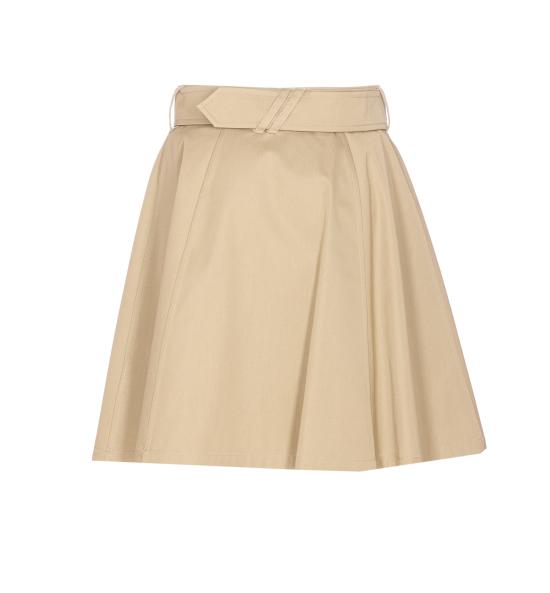 25FW 버버리 개버딘 트렌치 미니 스커트 8116006 C2247 Beige - BURBERRY