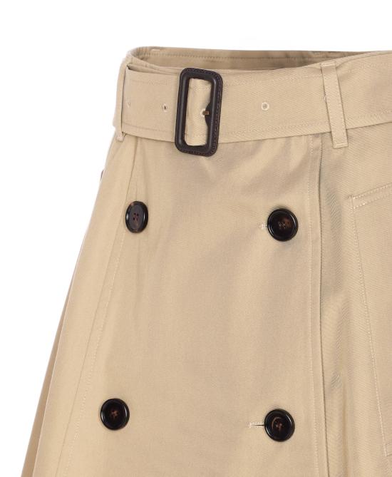 25FW 버버리 개버딘 트렌치 미니 스커트 8116006 C2247 Beige - BURBERRY