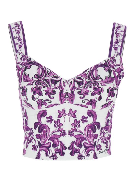 25FW 돌체앤가바나 탑 F7BB1TFI5LSHD5DQ Violet