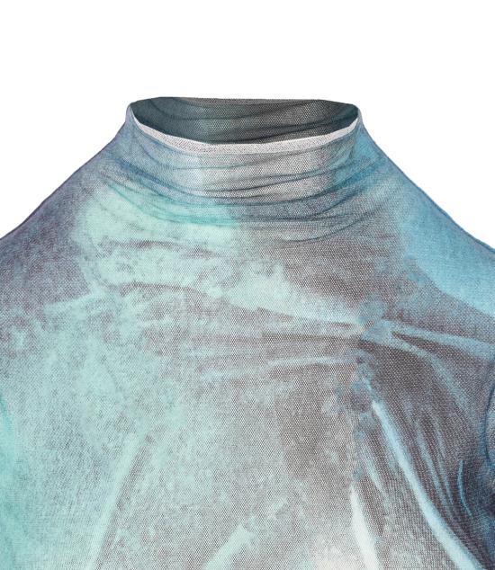 25FW 장 폴 고티에 긴팔 티셔츠 TO311 M004P5557 Blue - JEAN PAUL GAULTIER