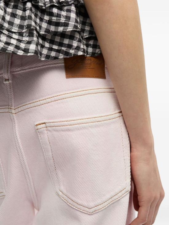  가니 데님 팬츠 J1800 868 Chalk pink - GANNI