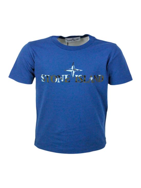 25FW [키즈] 스톤 아일랜드 티셔츠 791621051 22 Blue