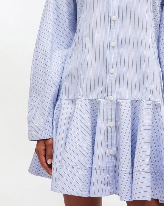 25FW 가니 미디 원피스 W1101 01M Lavender lustre - GANNI