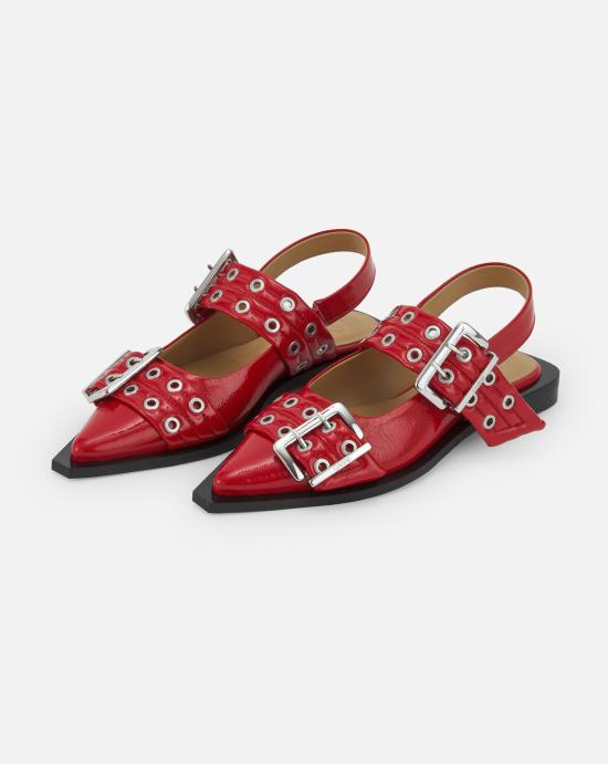 24FW 가니 뮬/슬리퍼 S2843 474 Red - GANNI