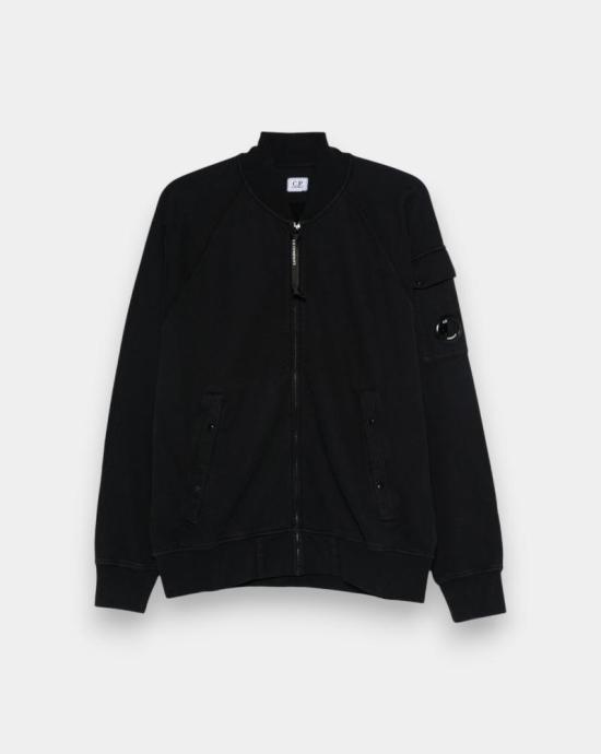 25FW 씨피 컴퍼니 다이애그널 플리스 봄버 풀집 자켓 19CMSS205A006372G 888 Total eclipse