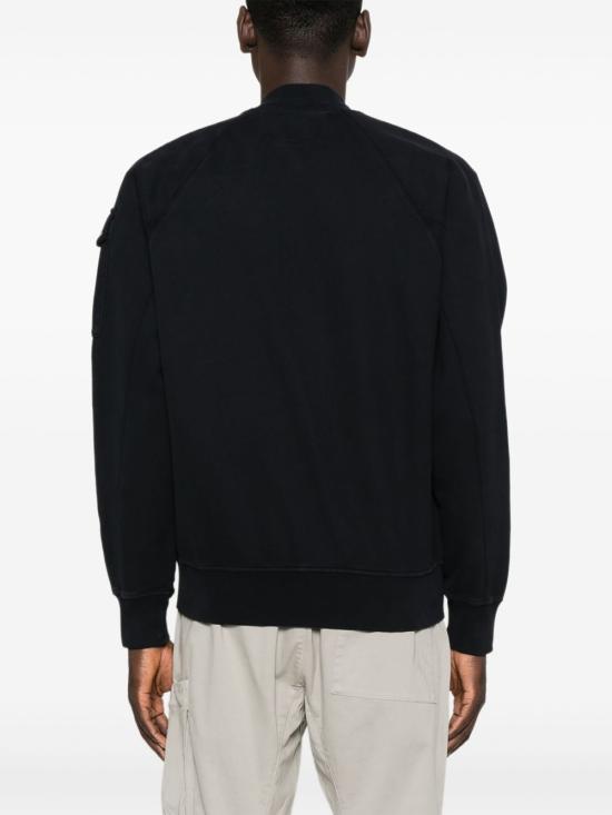 25FW 씨피 컴퍼니 다이애그널 플리스 봄버 풀집 자켓 19CMSS205A006372G 888 Total eclipse - C.P. COMPANY