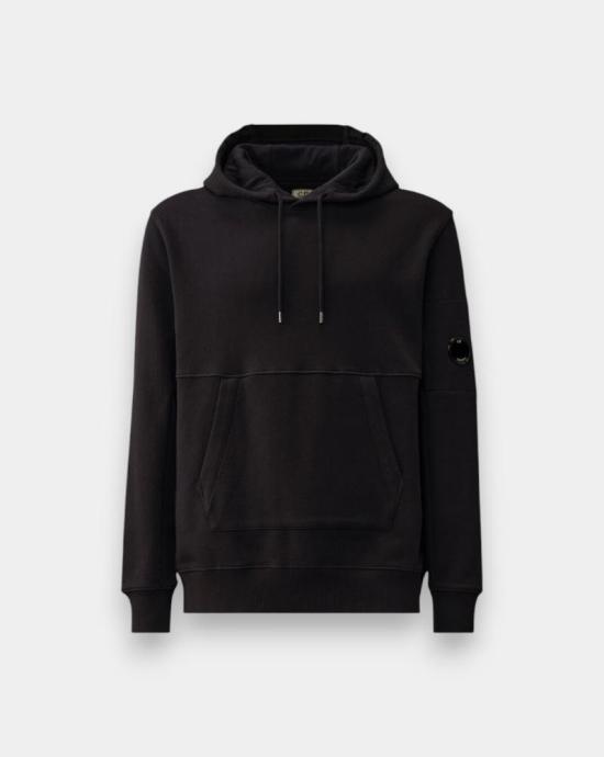 25FW 씨피 컴퍼니 다이애그널 레이즈드 플리스 렌즈 레귤러 핏 후드 티셔츠 RCCMSS714A005086W 888 Total eclipse