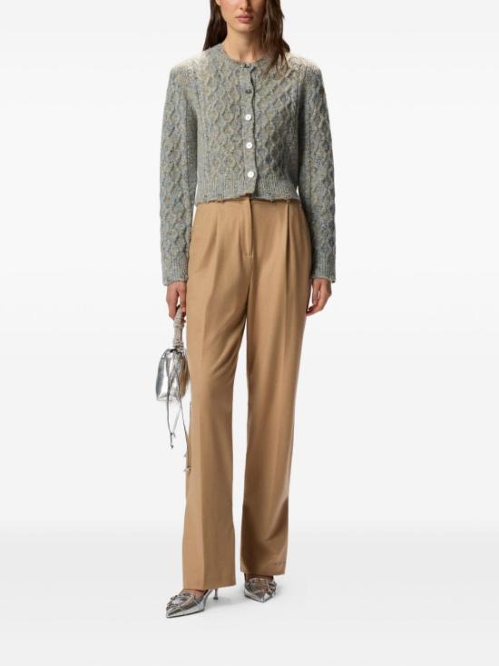 25FW 핑코 가디건 WALKINGIN105969 A2YBVGC Green - PINKO