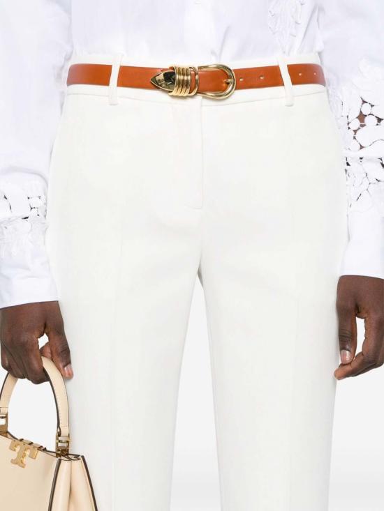  에르마노 설비노 팬츠 D466P300ILM14800 White - ERMANNO SCERVINO