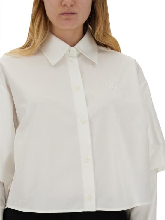  오프화이트 셔츠 OWGE022 S24FAB0030101 White - OFF WHITE