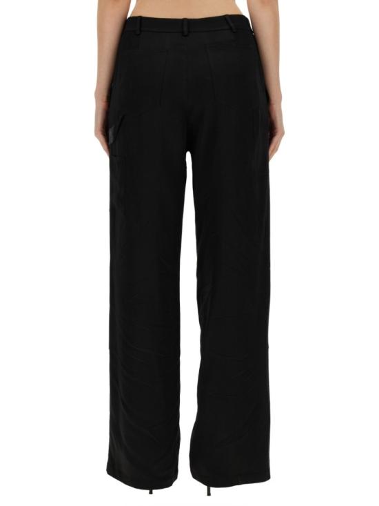  모스키노 스트레이트 팬츠 03343767 0555 Black - MOSCHINO