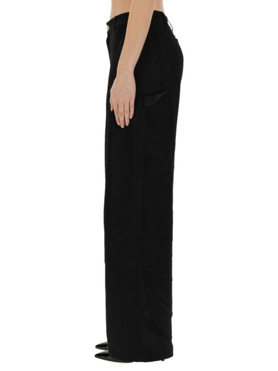  모스키노 스트레이트 팬츠 03343767 0555 Black - MOSCHINO