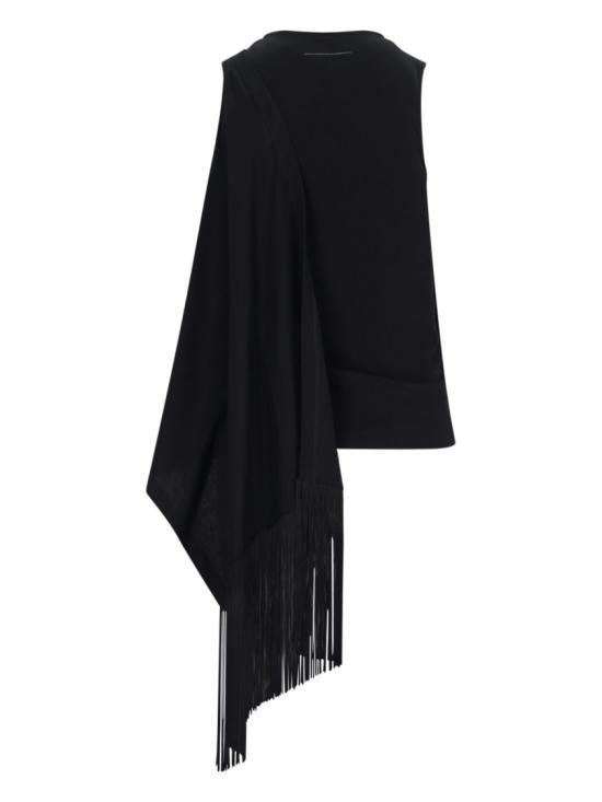 25SS MM6 메종마르지엘라 탑 S52NL0069 MTJ017961 Black - MM6 MAISON MARGIELA