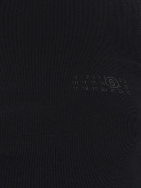 25SS MM6 메종마르지엘라 민소매 티셔츠 S52NL0069 MTJ017961 Black - MM6 MAISON MARGIELA