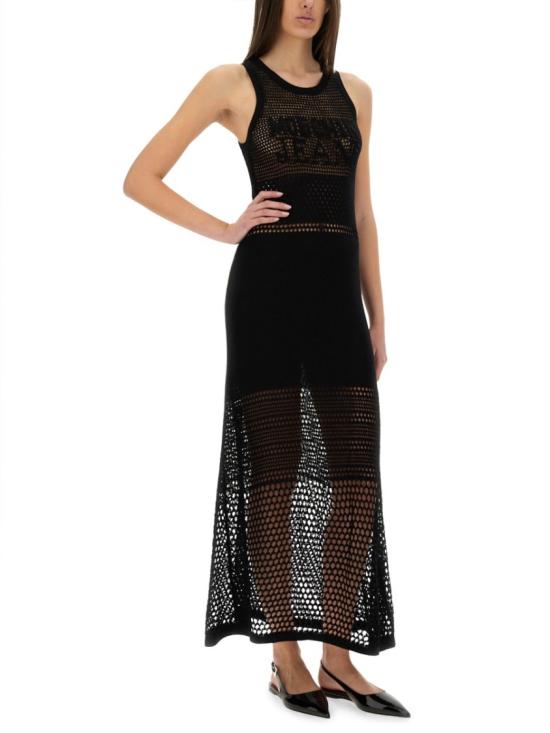 25SS 모스키노 롱 원피스 04813701 0555 Black - MOSCHINO