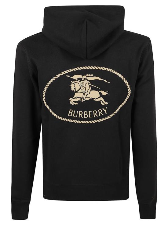 25FW 버버리 나이트 스탬프 후드 스웨트셔츠  8112807 A1189 Black - BURBERRY