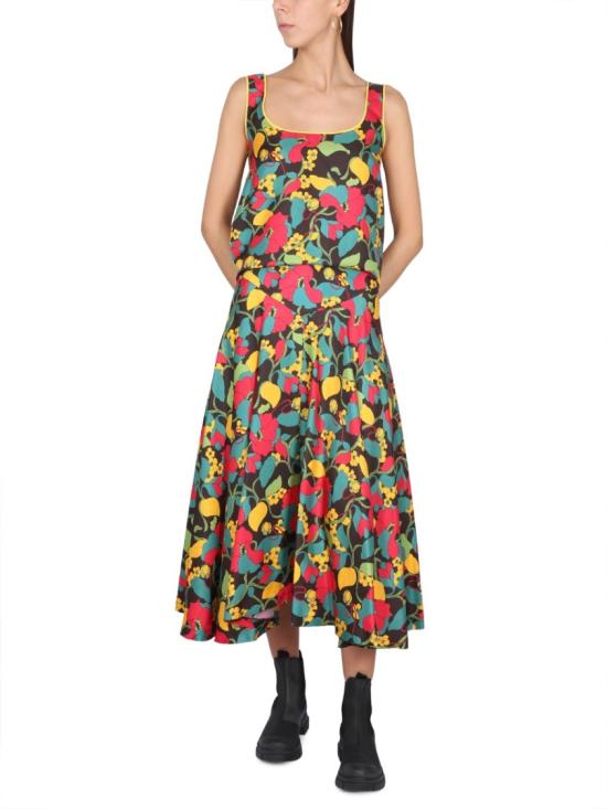  라 더블제이 롱 스커트 SKI0072 SIL001VIN0001 Multicolor - LA DOUBLEJ