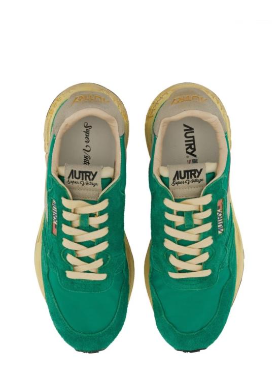 25SS 오트리 릴윈드 나일론 스웨이드 스니커즈 WVLM NC03 Green - AUTRY
