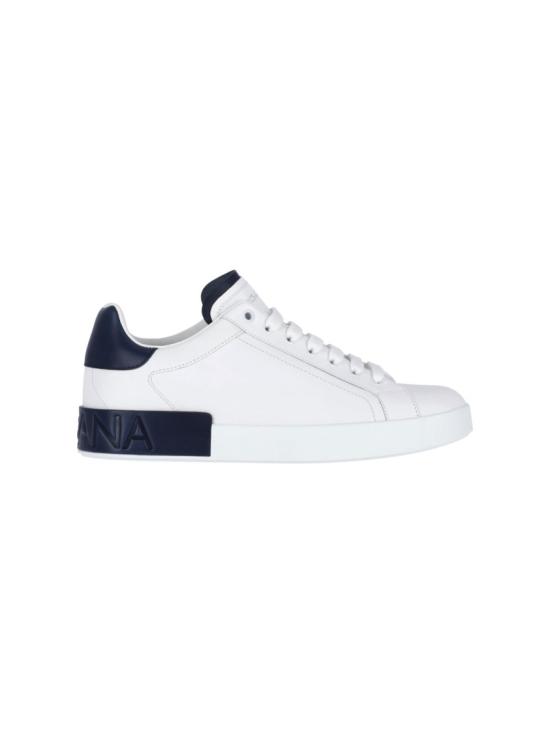 25FW 돌체앤가바나 카프스킨 포르토피노 스니커즈 CS2278 A9U7389951 White
