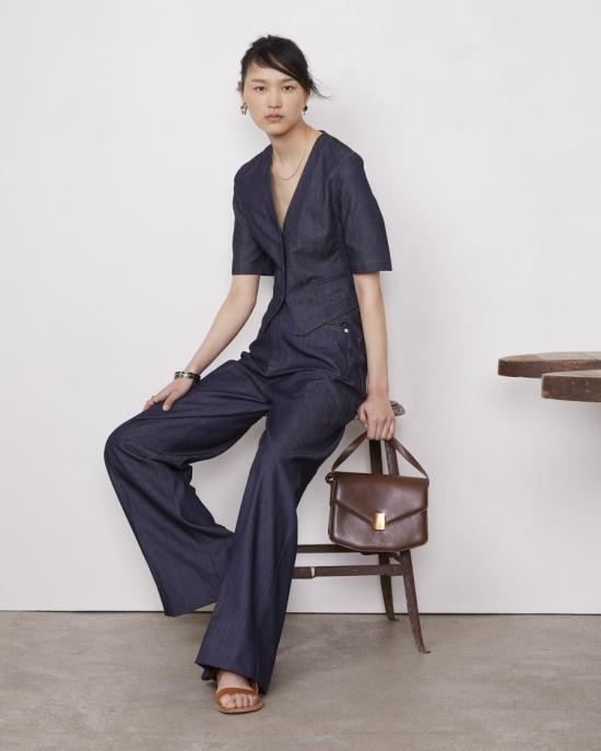 25SS 오피신 제네랄 코트 S25WTLG419 DARK INDIGO Blue - OFFICINE GENERALE