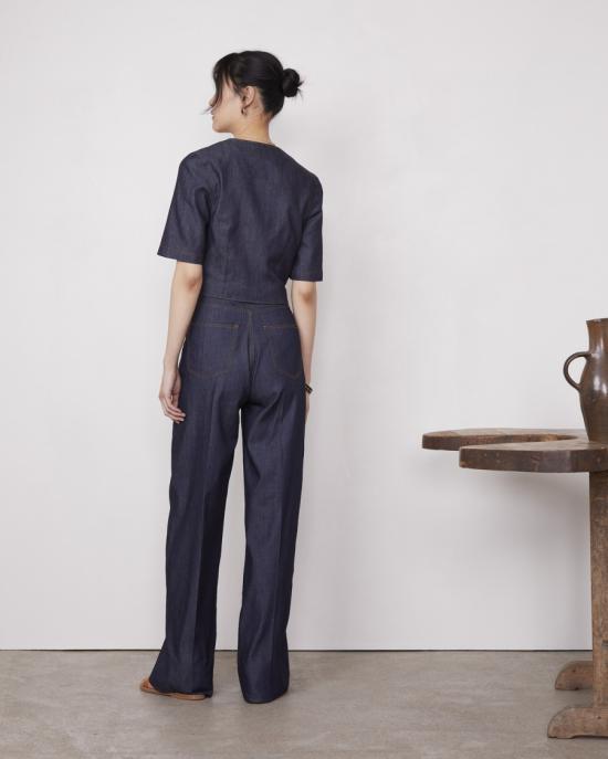 25SS 오피신 제네랄 코트 S25WTLG419 DARK INDIGO Blue - OFFICINE GENERALE