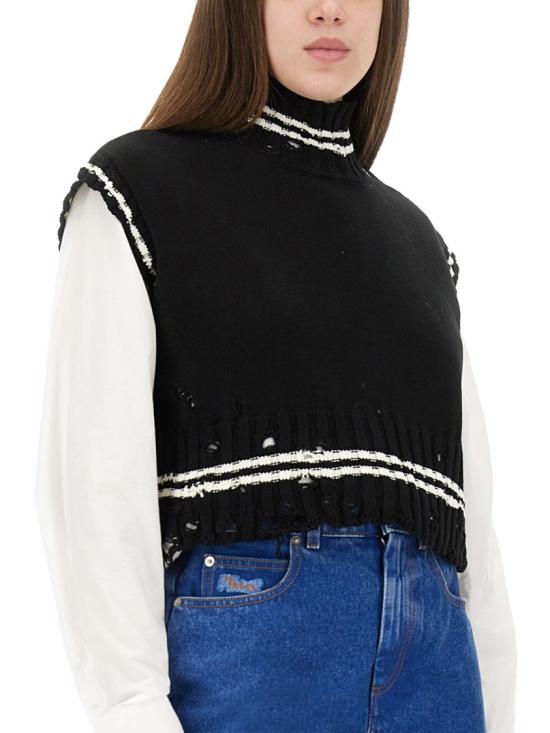 25FW 마르니 탑 DVMD0140Q0 UFC652V2N99 Black - MARNI