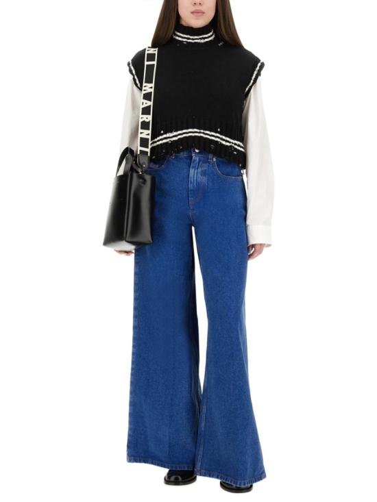 25FW 마르니 탑 DVMD0140Q0 UFC652V2N99 Black - MARNI