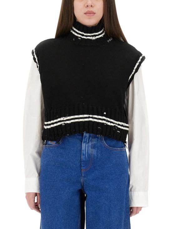 25FW 마르니 탑 DVMD0140Q0 UFC652V2N99 Black
