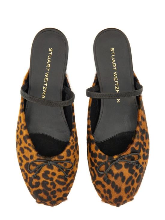 25FW 스튜어트 와이츠먼 뮬/슬리퍼 SL585 Q1R Brown - STUART WEITZMAN