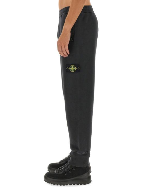  스톤 아일랜드 트레이닝/조거 팬츠 791566355 V0129 Black - STONE ISLAND