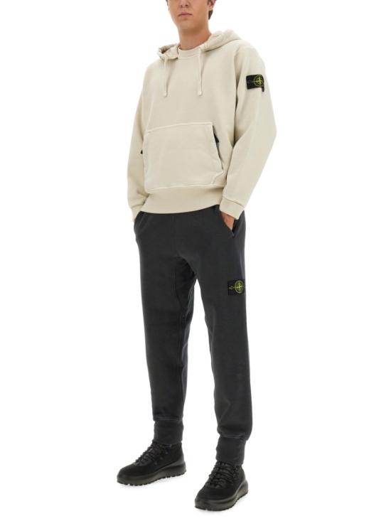  스톤 아일랜드 트레이닝/조거 팬츠 791566355 V0129 Black - STONE ISLAND
