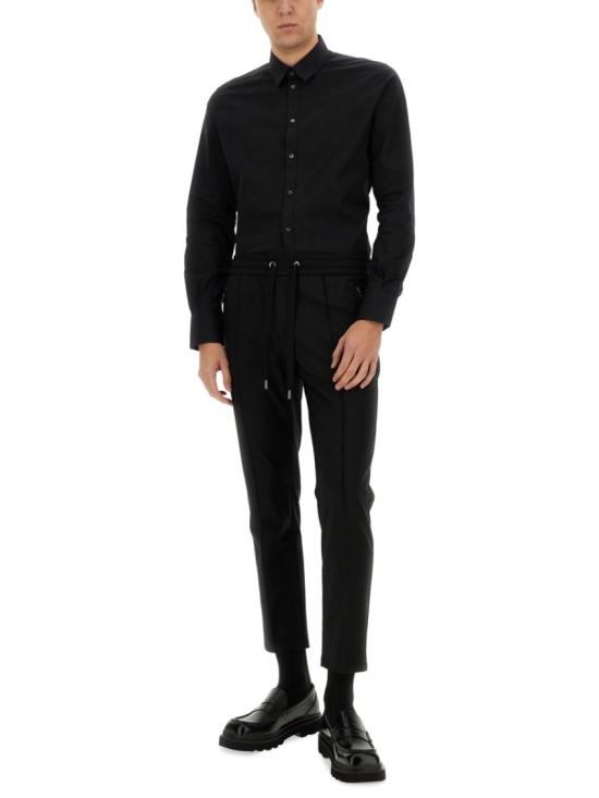 돌체앤가바나 스트레치 포플린 골드티 G5EJ0T GG826N0000 Black - DOLCE & GABBANA