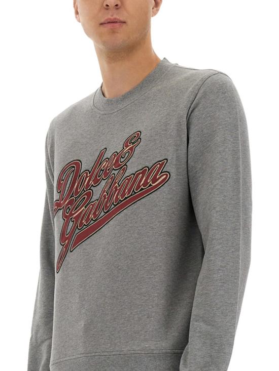 25FW 돌체앤가바나 긴팔 티셔츠 G9ABJZ G7PFVS8291 Grey - DOLCE & GABBANA