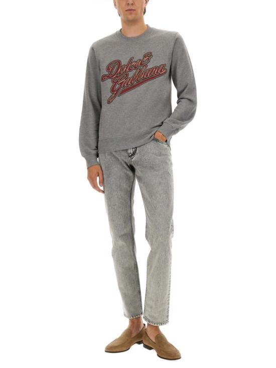 25FW 돌체앤가바나 긴팔 티셔츠 G9ABJZ G7PFVS8291 Grey - DOLCE & GABBANA