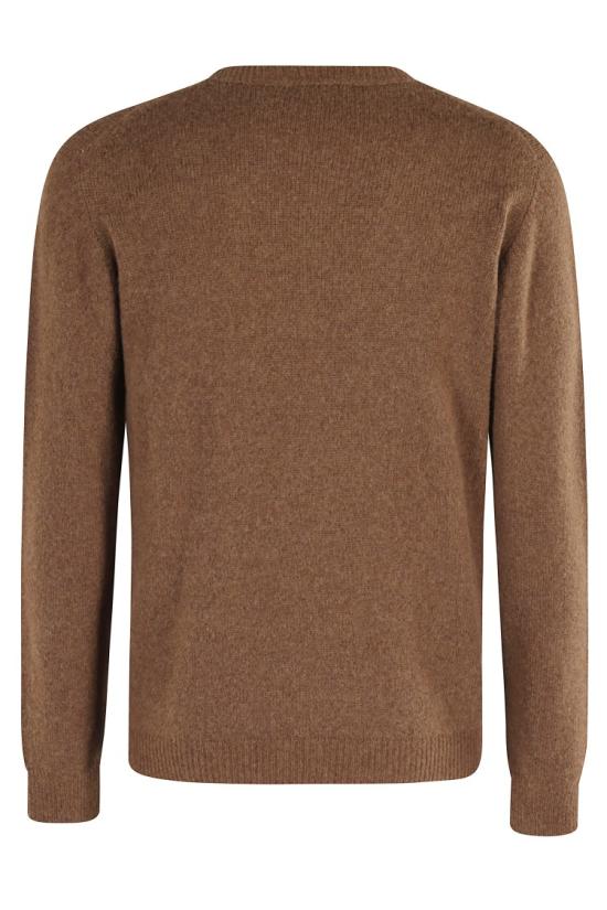 25FW 로베르토 콜리나 스웨터 253M40001 097 Brown - ROBERTO COLLINA