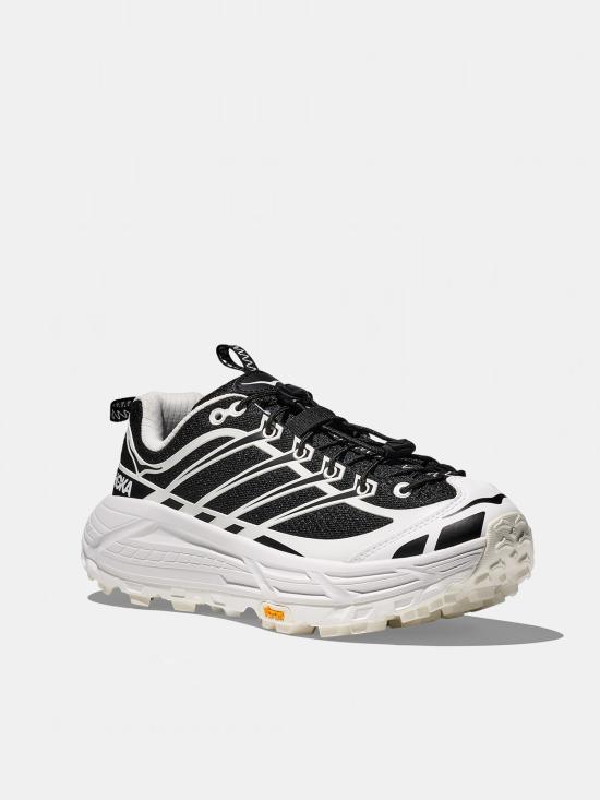 26SS 호카 스니커즈 M1141572FLCK Black White - HOKA