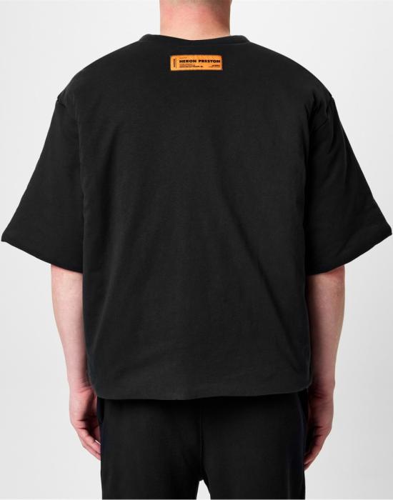 25FW 헤론 프레스톤 반팔 티셔츠 HMAA033F23JER0011046 Black - HERON PRESTON