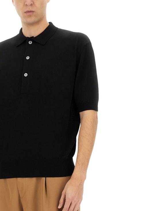  라르디니 폴로 티셔츠 ESLPMC96 ES64045999 Black - LARDINI