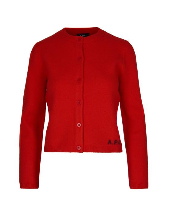 25FW 아페쎄 가디건 5833575 Red