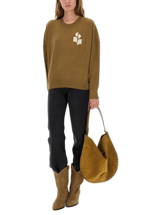 25FW 이자벨마랑에뚜왈 마리산스 코튼 스웨터 PU0053FA A1X05E67KI Brown - ISABEL MARANT ETOILE