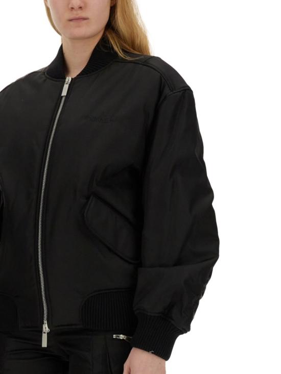 오프화이트 봄버 자켓 OWEH028 C99FAB0011010 Black - OFF WHITE