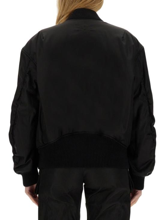  오프화이트 봄버 자켓 OWEH028 C99FAB0011010 Black - OFF WHITE